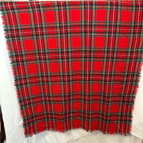New-With-Tags Old‎ Navy Oversized Red Plaid Scarf - Picture 2 of 7